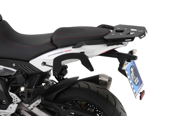 C-Bow side carrier black for Aprilia Caponord 1200 (Bj.13-16) Hepco & Becker