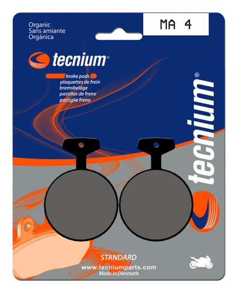 Tecnium Street Organic Brake Pads - MA4