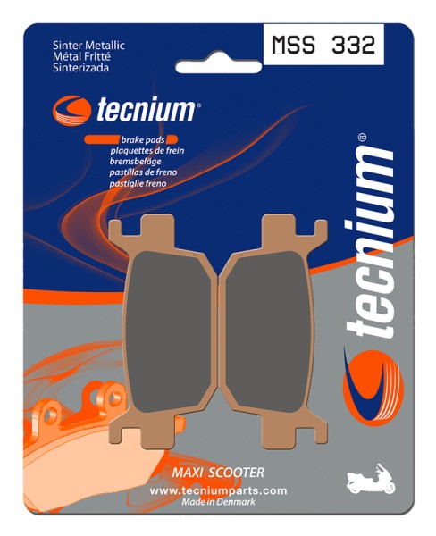 Tecnium Maxi Scooter sintered metal brake pads - MSS332