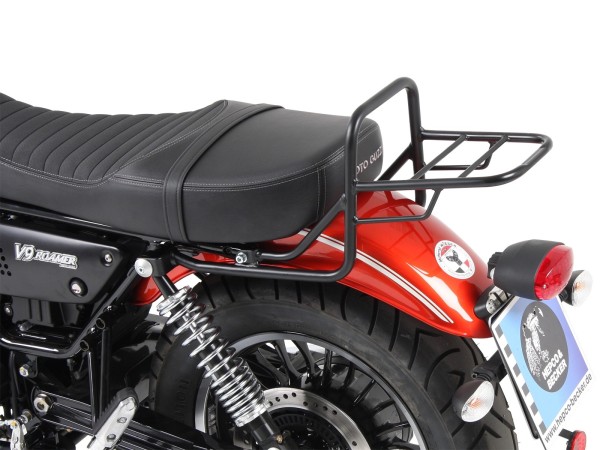 Tube luggage bridge Topcaseträger black for V 9 Bobber (Bj.17-) model with long seat