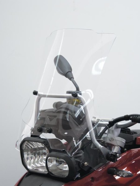 Low windshield ADV type for BMW F 700 GS (12-18), smoke gray
