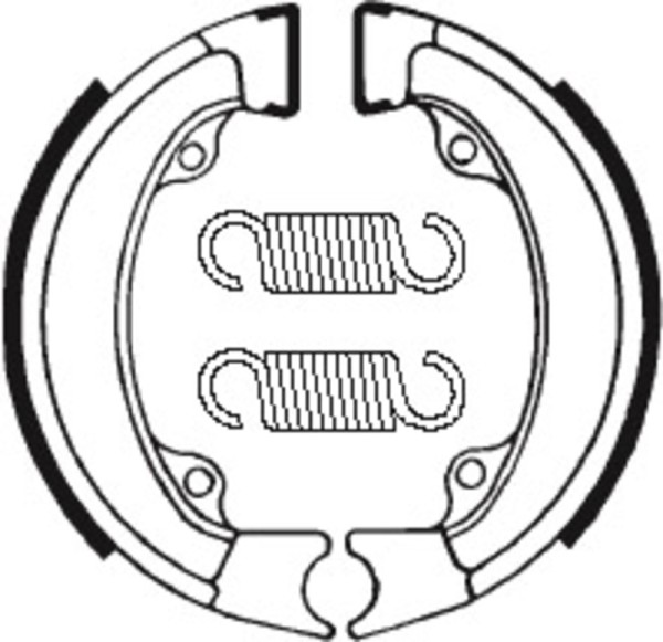 Tecnium Street organic brake shoes - BA143