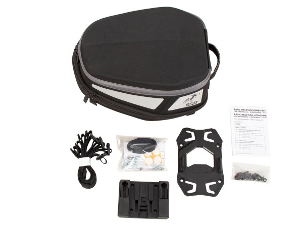 Royster Rearbag Sport rear bag black/grey incl. Basic attachment Hepco & Becker