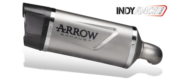ARROW INDY RACE EVO Titanium Exhaust System with Carbon End Cap for Kawasaki Ninja 650 / Z 650 (24-)