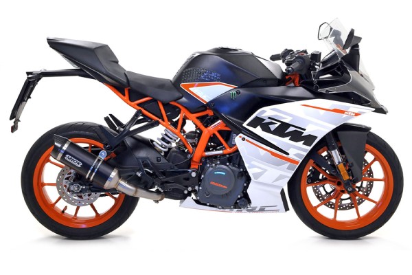 ARROW Auspuff DARK THUNDER Aluminium für KTM 125RC / 390RC / 125 DUKE / 390 DUKE 2017-2020