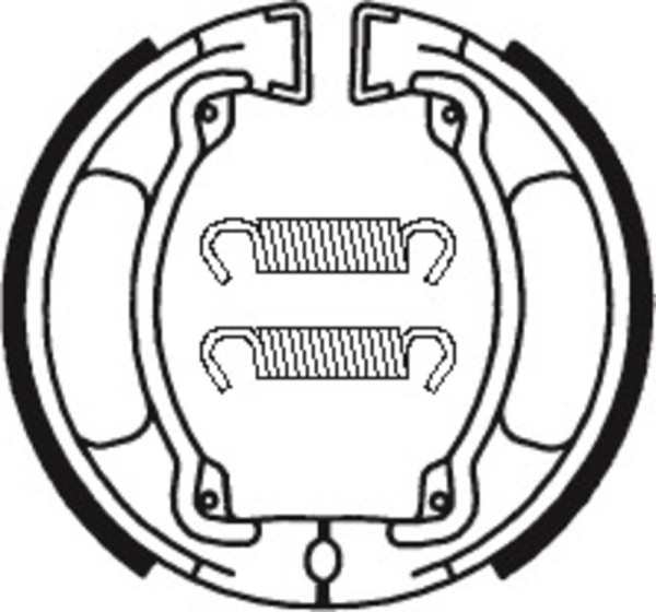 Tecnium Scooter/Street/Off-Road Organic Brake Shoes - BA032