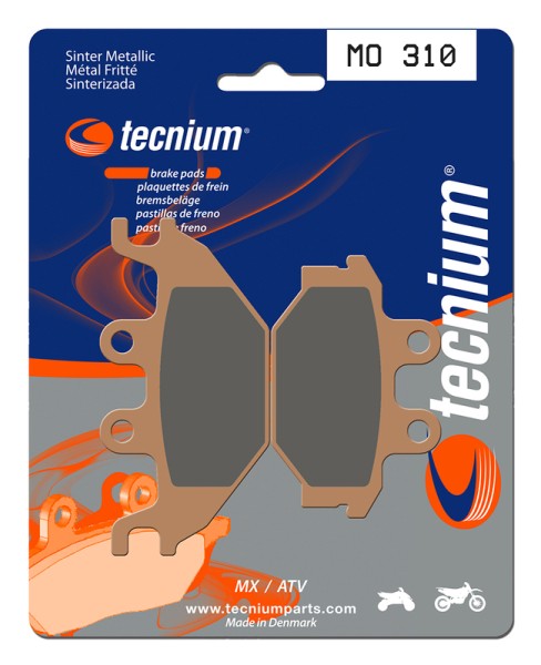 Tecnium MX/ATV sintered metal brake pads - MO310