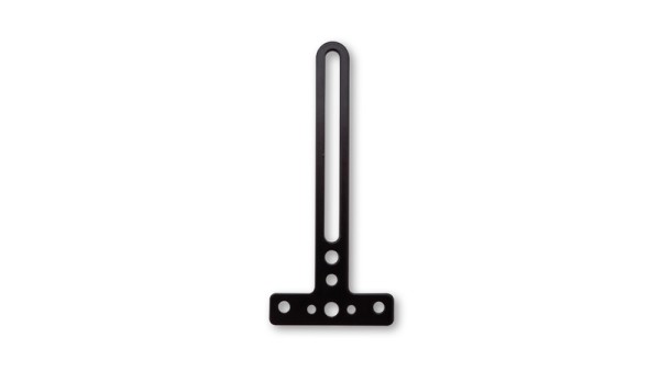 HIGHSIDER pro reflector slider black straight (1pc)