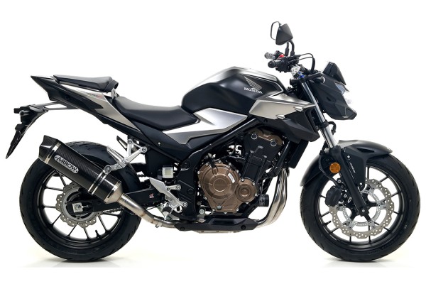 ARROW Auspuff RACE TECH für Honda CB500F 2019-2020 CBR500R 2019-2020 aus Carbon mit Carbonkappe