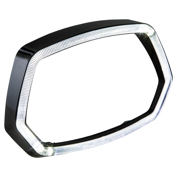 Lamp ring black gloss LED light ring for Vespa Sprint 125/150cc 4T ('13-'18)