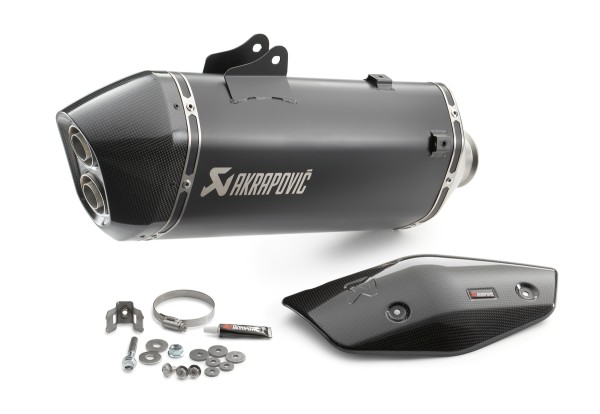 Akrapovic Slip-On LINE exhaust system black for Adventure / Super Adventure