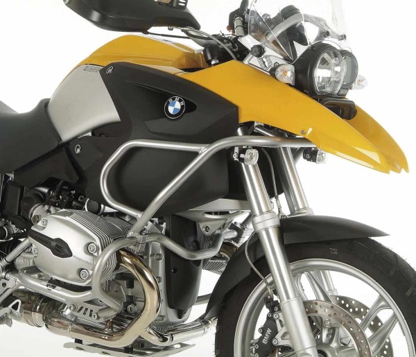Silver tank guard for BMW R 1200 GS (04-07) Hepco & Becker