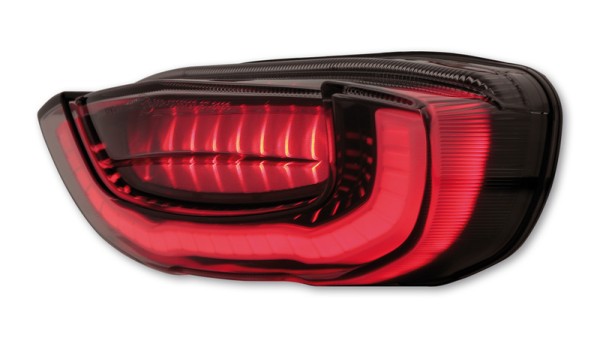 HIGHSIDER smart LED tail light black Honda Style, E-approved (1pc)