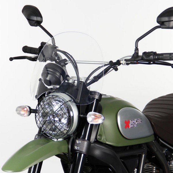 MRA touring screen "NT" for Ducati Scrambler 800 (Bj.15-18) clear