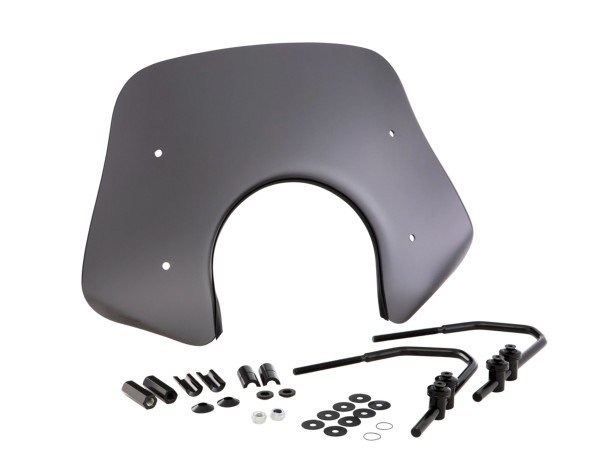 Flyscreen Piccolo for Vespa GTS/GTS Super/GT/GT L 125-300cc, black matt