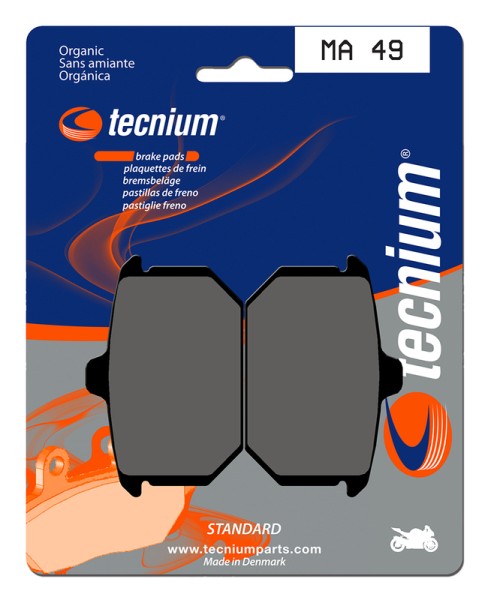 Tecnium Street Organic Brake Pads - MA49