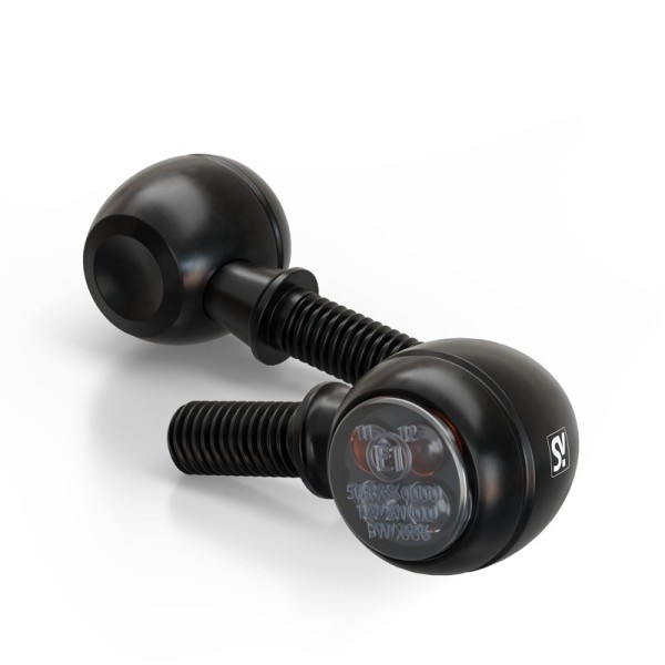 HIGHSIDER smart Circula-S indicator/position light black/tinted 2in1, E-approved (pair)