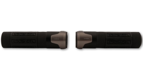 HIGHSIDER pro Akron Grip Rubber Titanium 7/8 inch (22.2 mm), 132 mm