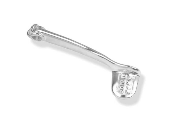 V PARTS Kickstarter lever silver Piaggio