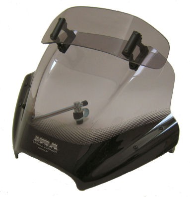 MRA VarioTouringScreen for NakedBike "VTNB" black KAWASAKI ER 6 N ER650A