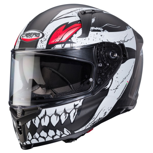 Caberg helmet Avalon X Punk matt-grey/black-red