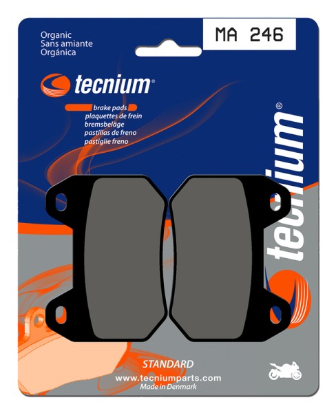Tecnium Street Organic Brake Pads - MA246