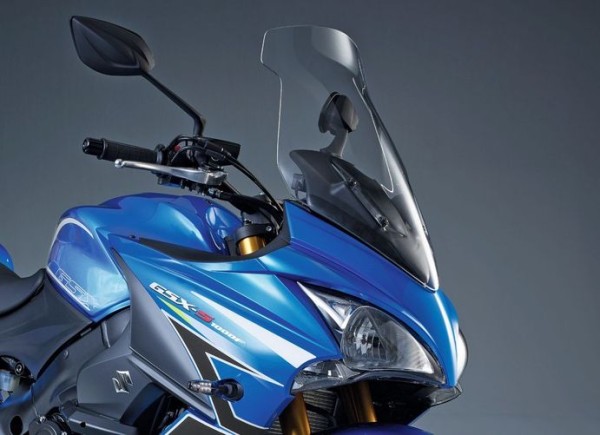 Touring windshield, GSX-S1000F for Suzuki GSX-S1000 BJ. 2015-2017