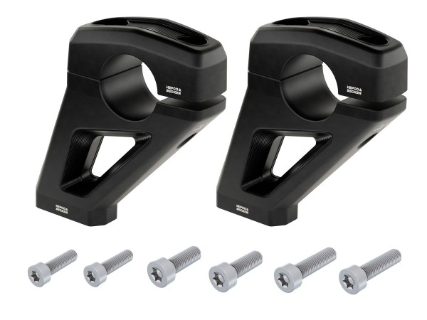 Handlebar riser H=30 mm with offset 26 mm back for BMW R 12 G/S (25-) Hepco & Becker
