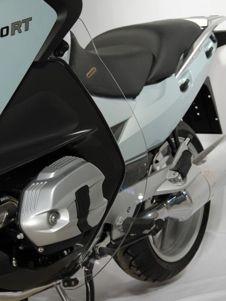Foot protectors for BMW R 1200 RT (10-14), lightly tinted, pair