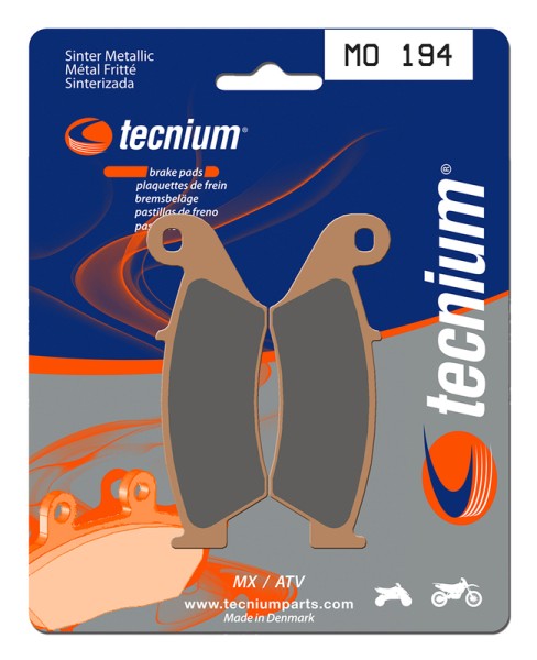 Tecnium MX/ATV sintered metal brake pads - MO194