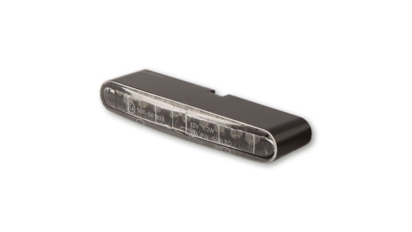HIGHSIDER pro Stripe LED rear light black/transparent (1pc)