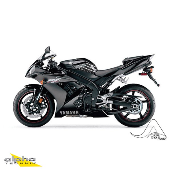 Stompgrip schwarz, Volcano, für Yamaha YZF-R1, 2004-06