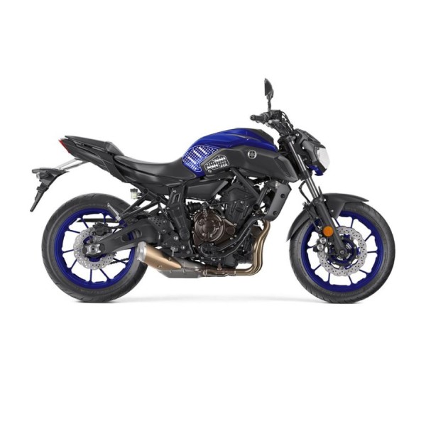 Stompgrip schwarz, Volcano, für Yamaha MT07, 2018-2021