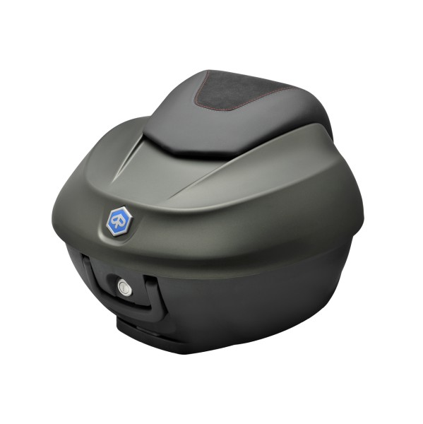 Top Case Kit 36 l. Green Jungle XV7_verde army 333/A Original Piaggio for Beverly HPE (incl. mounting plate)