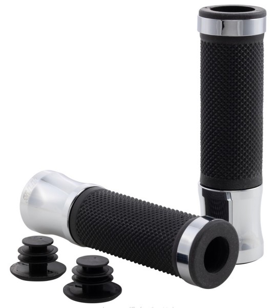 Grips for Vespa GTS/GTS Super/GT/GT L 125-300cc, chrome