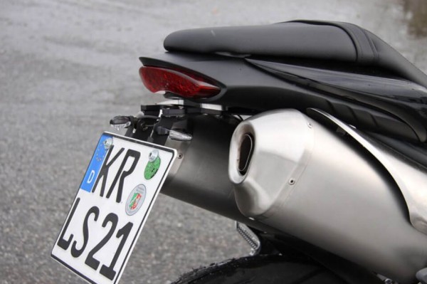 LSL license plate holder for Triumph Speed Triple 1050 (11-15)