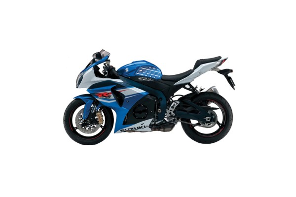 Stompgrip schwarz, Icon, für Suzuki GSX-R1000, 2009-2016