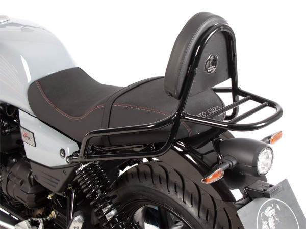 Sissybar with luggage rack black for Moto Guzzi V7 850 Special (25-) Hepco & Becker