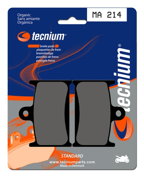 Tecnium Street Organic Brake Pads - MA214