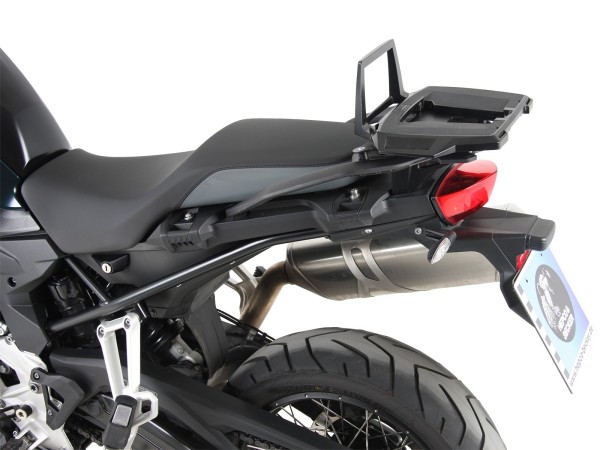 Alurack top case carrier black for BMW F 850 GS Hepco & Becker