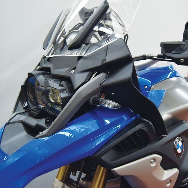 Wind deflector for BMW R 1200 GS LC /Rallye (17-18), R 1250 GS, pair, matt black