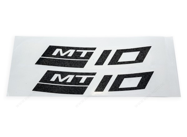 Reflective rim stickers black rear for Yamaha MT-10 (22-) Original