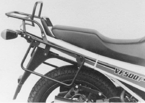 Tubular luggage rack top case carrier and side case carrier black for Honda VF 500 F/F2 (84-87)