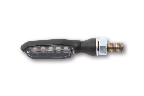 HIGHSIDER pro Sonic-X1 LED rear light, brake light, blinker black/tinted 3in1, E-approved (pair)