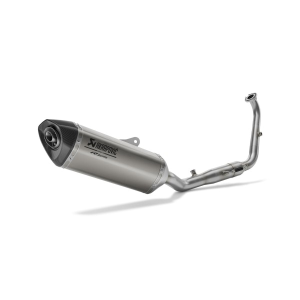 Complete exhaust system made of titanium Akrapovic for Yamaha YZF R 125 (23-)