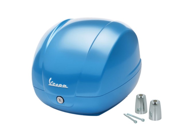 Genuine 36L Light Blue Top Case A19 for Vespa GTS 125/310 and GTV 310