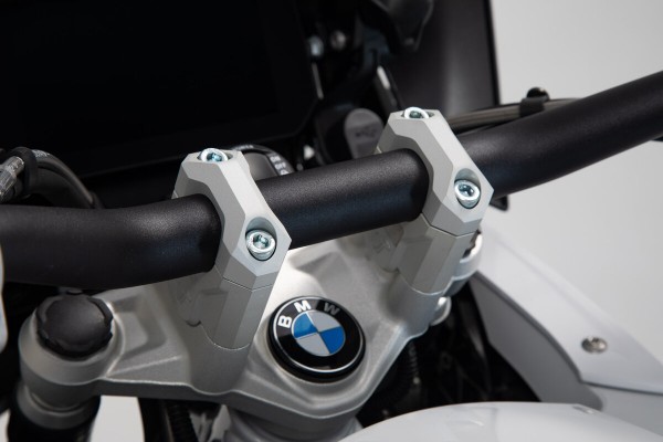SW-Motech Handlebar riser, silver for Ø 32 mm handlebar, H=40 mm for BMW R 1200 GS LC - SW Motech