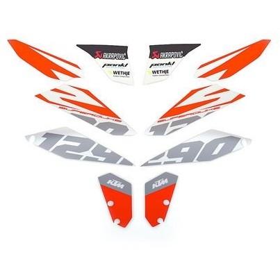 KTM Style graphic kit for 1290 Super Duke R (BJ 17 -19)