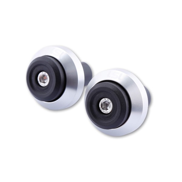 LSL Lenkergewicht GONIA, Aluminium, mit LSL-Logo, für Lenker mit 14mm und 18 mm Innendurchmesser, si