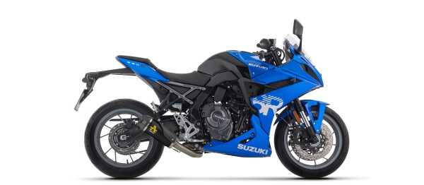 ARROW Auspuff WORKS DARK für Suzuki GSX-8S, GSX-8R 2024- und GSX-8T, 8TT, 2025-
